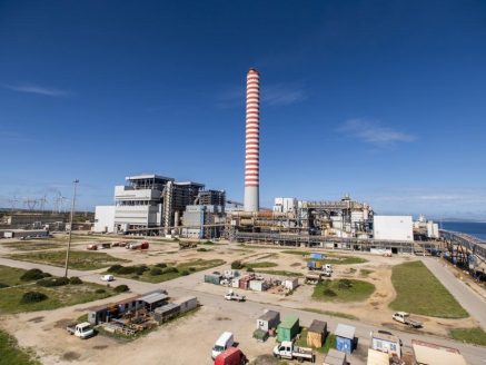 Nízkouhlíkové energetické centrum Fiume Santo v Itálii.